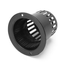 50 Stück Hydrokultur-Pflanzenkorb Mesh-Topf 3,5 cm Schwarz
