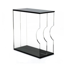 CD Record Storage Rack Acrylic Transparent Vinyl Album Holder LP Disc Collection Shelf for Bedroom Living Room Color B