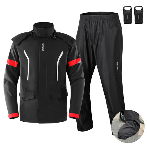 Waterproof Breathable Bicycle Rain Pants Rain Coat 2