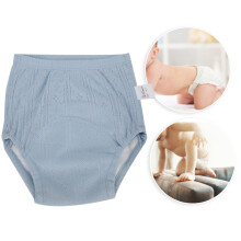 4-Schicht-Babypants, Blau, Größe 80, Auslaufsicher, Waschbare Baumwolle