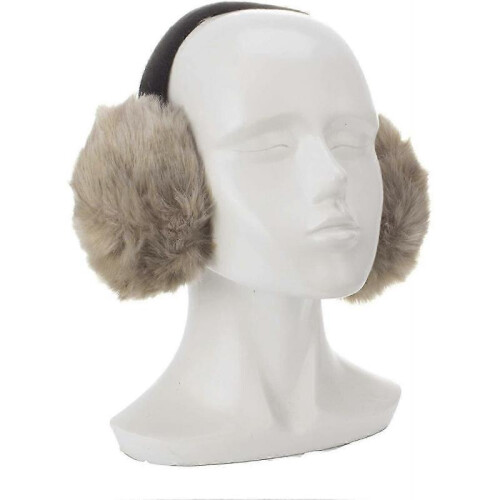 Winter Earmuffs for Adults Foldable Earmuff,brown 1