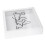Wooden Shadow Box Frame Storage Box 20x20cm White Map Pattern 10