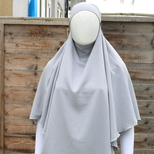 (Rust/Brick) KHIMAR Elegant One-Size Khimar for Modest Casual Wear - Comfortable and Flattering 2