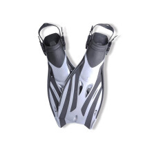 Flipper Long Foot Swimming Fins Webbed Diving Flippers Open Heel Pool Training Shoes Size Adjustable Durable Material