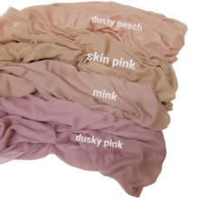 (MINK) New Light Weight Cotton Modals Everyday Hijab Scarf, Soft and Easy to Style 180cm x 90cm