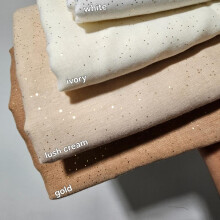 (Gold) Plain Glitter Hijab Premium Viscose 180cm x 90cm