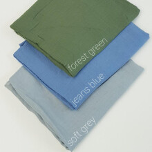 (Soft Grey) Plain Hijab Scarf Maxi Size 180cmx100cm Everyday Hijab Easy to Wear and Go