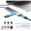 High Performance USB C Hub Multiport Adapter With Ethernet, Card Reader, USB Expansion, 4K Display Support 5