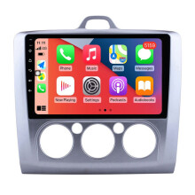 RoverOne Radio Coche Bluetooth CarPlay Navegación GPS para Ford Focus 2 Mk 2 2004 - 2011 MT