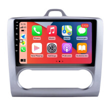 RoverOne Autoradio Bluetooth CarPlay GPS-Navigation Touchscreen für Ford Focus 2 Mk 2 2004 - 2011 AT