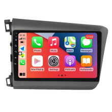 RoverOne Autoradio Bluetooth CarPlay GPS-Navigation Touchscreen für Honda Civic 9 FB FK FD 2011 - 2015