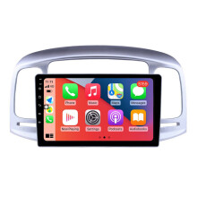 RoverOne Autoradio Bluetooth CarPlay GPS-Navigation Touchscreen für Hyundai Accent 3 2006 - 2011