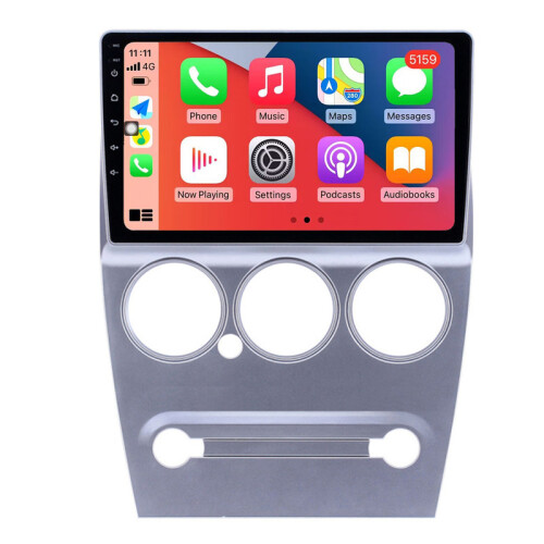 RoverOne Bilradio Bluetooth CarPlay GPS-Navigation til Citroen C-Elysee C Elysee 2008 - 2013