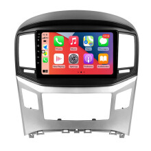 RoverOne Radio Coche Bluetooth CarPlay Navegación GPS para Hyundai H1 II 2 TQ 2015 - 2021