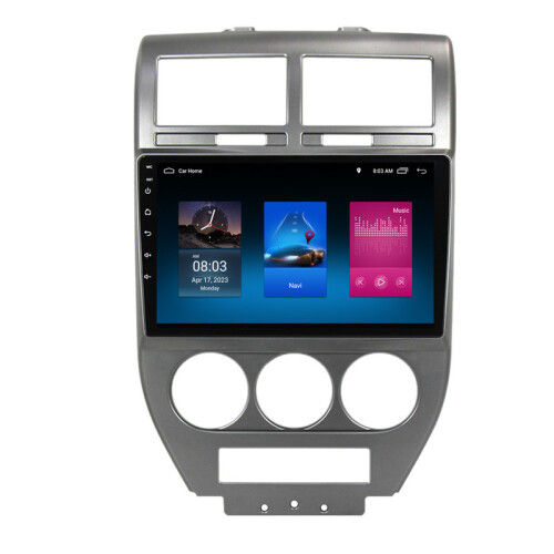 RoverOne Bilradio Bluetooth CarPlay GPS-Navigation til Jeep Compass 1 MK 2006 - 2010 1
