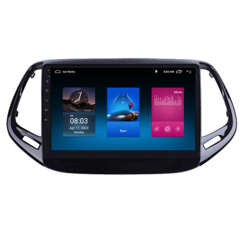 RoverOne Bilradio Bluetooth CarPlay GPS-Navigation til Jeep Compass 2 MP 2016 - 2018 1