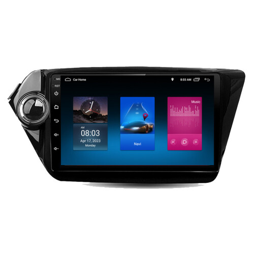 RoverOne Bilradio Bluetooth CarPlay GPS-Navigation til Kia Rio K2 2011 - 2015 1
