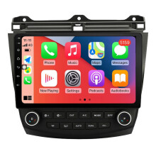RoverOne Autoradio Bluetooth CarPlay GPS-Navigation Touchscreen für Honda Accord 7 VII 2002 - 2008
