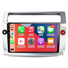 RoverOne Autoradio Bluetooth CarPlay GPS-Navigation Touchscreen für Citroen C4 C-Triomphe C-Quatre 2004 - 2014