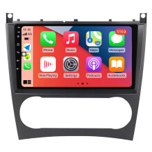 RoverOne Autoradio Bluetooth CarPlay GPS-Navigation Touchscreen für Mercedes Benz C Class W203 W209 C180 C200 CL203 C209 A209 2004 - 2011