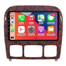 RoverOne Autoradio Bluetooth CarPlay GPS-Navigation Touchscreen für Mercedes Benz S-Class S Class W220 VV220 1998 - 2005