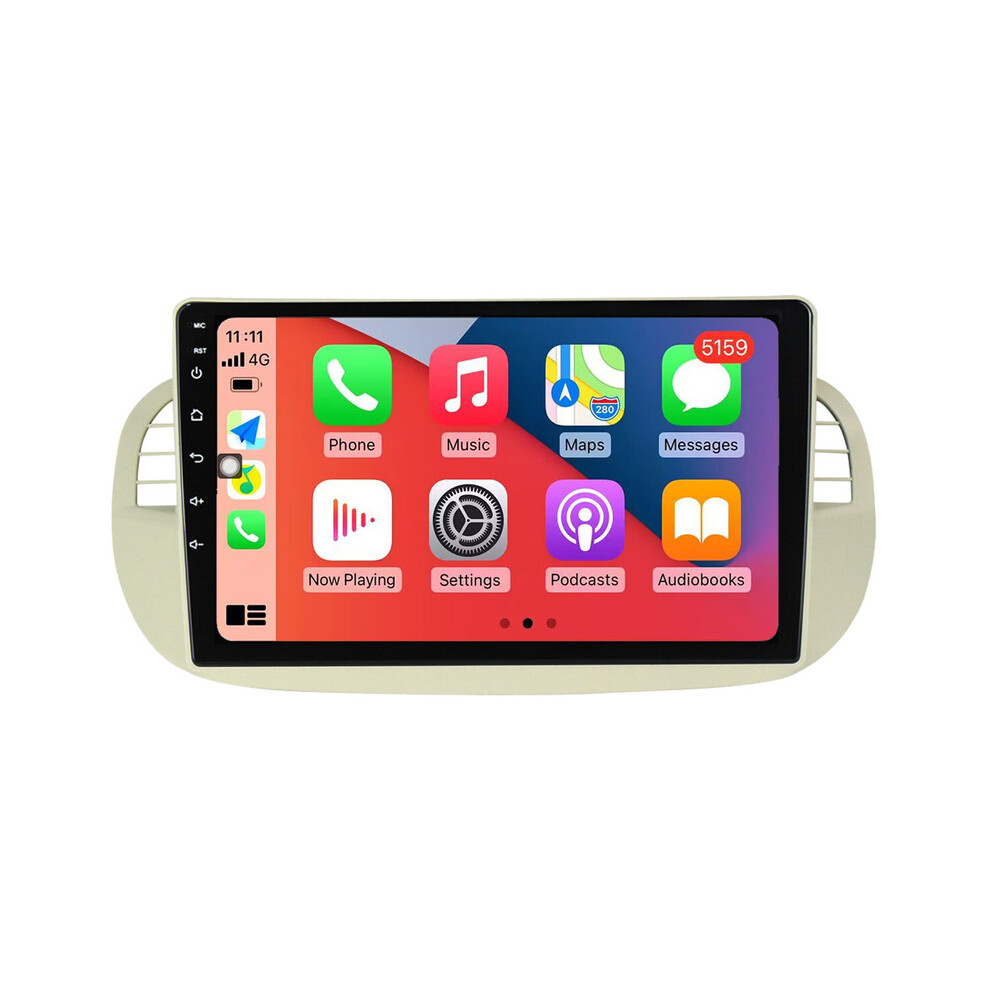 Roverone Car Stereo Radio Bluetooth Carplay Gps Navigation For Fiat 500 2007 - 2015 726954797253