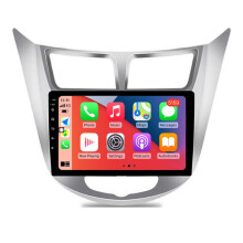 RoverOne Autoradio Bluetooth CarPlay GPS-navigointi for Hyundai Solaris Verna 2010 - 2016