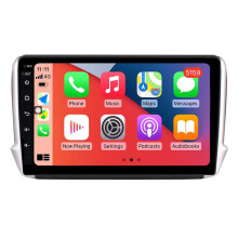 RoverOne Autoradio Bluetooth CarPlay GPS-navigointi for Peugeot 2008 208 1 2012 - 2020
