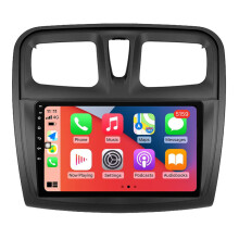 RoverOne Autoradio Bluetooth CarPlay GPS-Navigation Touchscreen für Renault Logan 2 2012 - 2022 Sandero 2 2013 - 2022