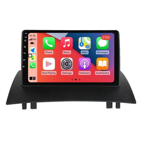 RoverOne Bilradio Bluetooth CarPlay GPS-Navigation til Renault Megane 2 2002 - 2009