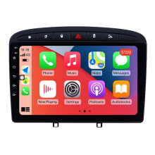 RoverOne Autoradio Bluetooth CarPlay GPS-Navigation Touchscreen für Peugeot RCZ 308 SW 2007 - 2015 408 2012 - 2020