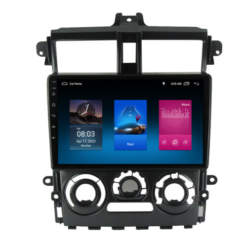 RoverOne Bilradio Bluetooth CarPlay GPS-Navigation til Mitsubishi COLT 2007 - 2012 1