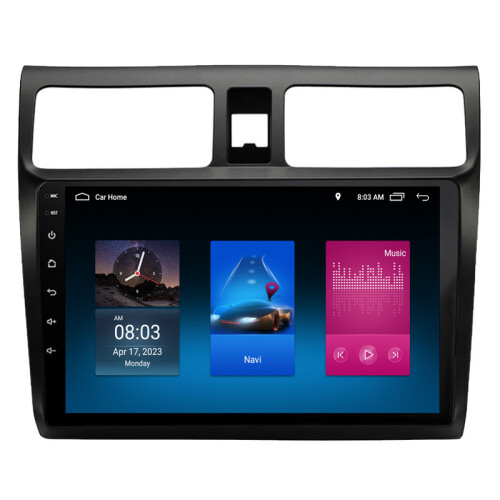 RoverOne Bilradio Bluetooth CarPlay GPS-Navigation til Suzuki Swift 3 2003 - 2010 1