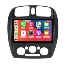 RoverOne Autoradio Bluetooth CarPlay GPS-Navigation Touchscreen für Mazda 323 BJ 2000 - 2003