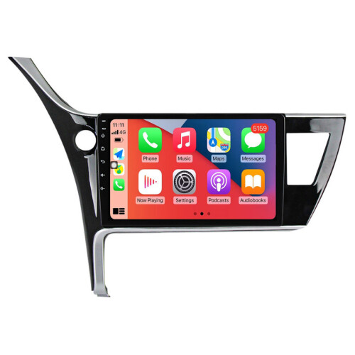 RoverOne Bilradio Bluetooth CarPlay GPS-Navigation til Toyota Corolla 2017 2018