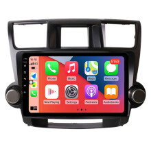 Autorádio RoverOne Bluetooth CarPlay GPS Navigáciou pre Toyota Highlander 2 XU40 2007 - 2013