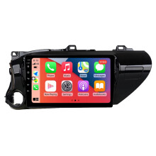 RoverOne Autoradio Bluetooth CarPlay GPS-Navigation Touchscreen für Toyota Hilux Pick Up AN120 2015 - 2020