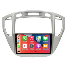 RoverOne Autoradio Bluetooth CarPlay GPS-Navigation Touchscreen für Toyota Highlander 1 XU20 2001 - 2007