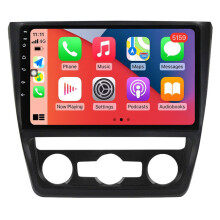 RoverOne Bilradio Bluetooth CarPlay GPS-Navigering för Skoda Yeti 5L 2009 - 2014