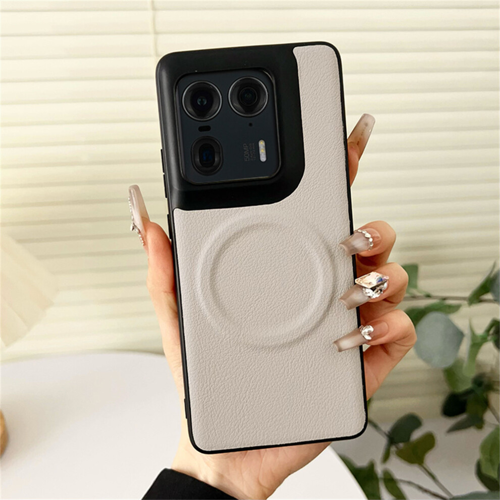 (White) For Motorola Edge 50 Ultra 5G Cases White 6914288387453
