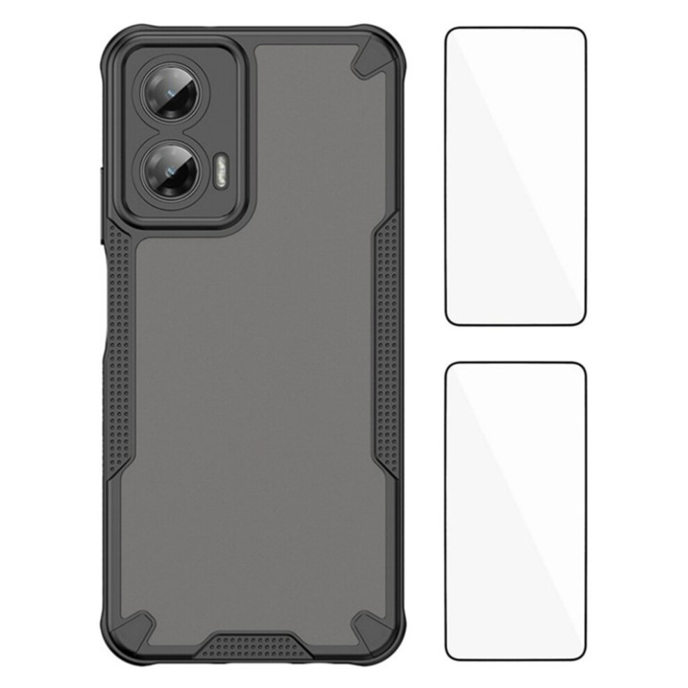 (Black) For Motorola Moto G35 5G Cases Black 6914280426389