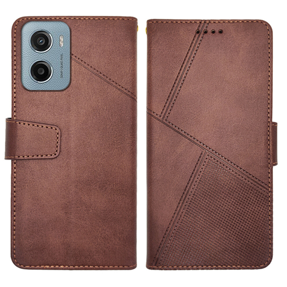 (Coffee) For Motorola Moto E15 4G Cases Brown 6914286554147