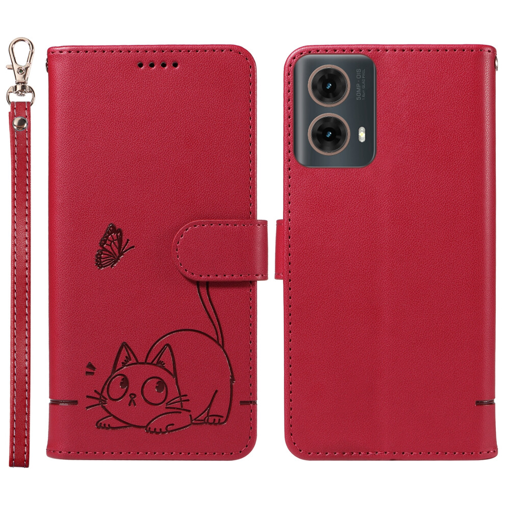 (Red) For Motorola Edge 50 Fusion Cases Red 6914284918729
