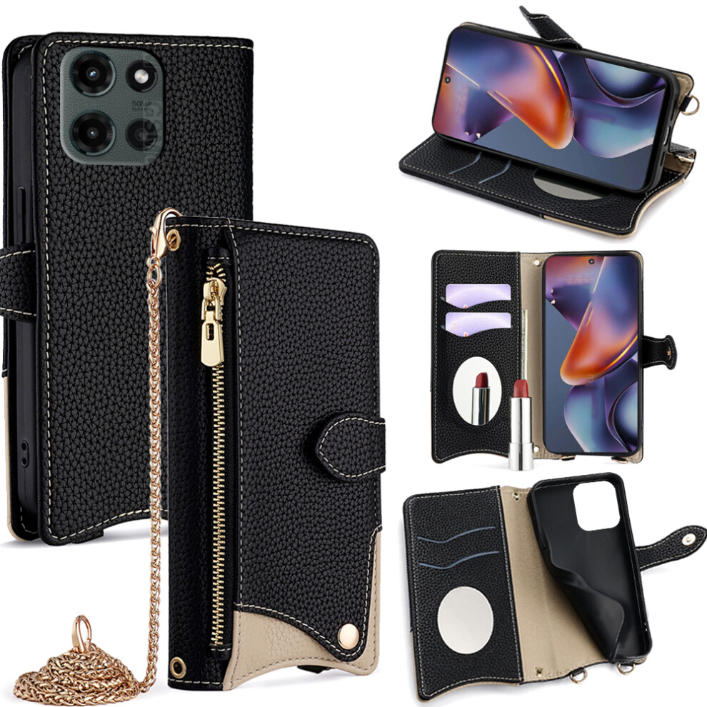 (Black) For Motorola Moto G 5G (2025) Cases Black 6914285475139