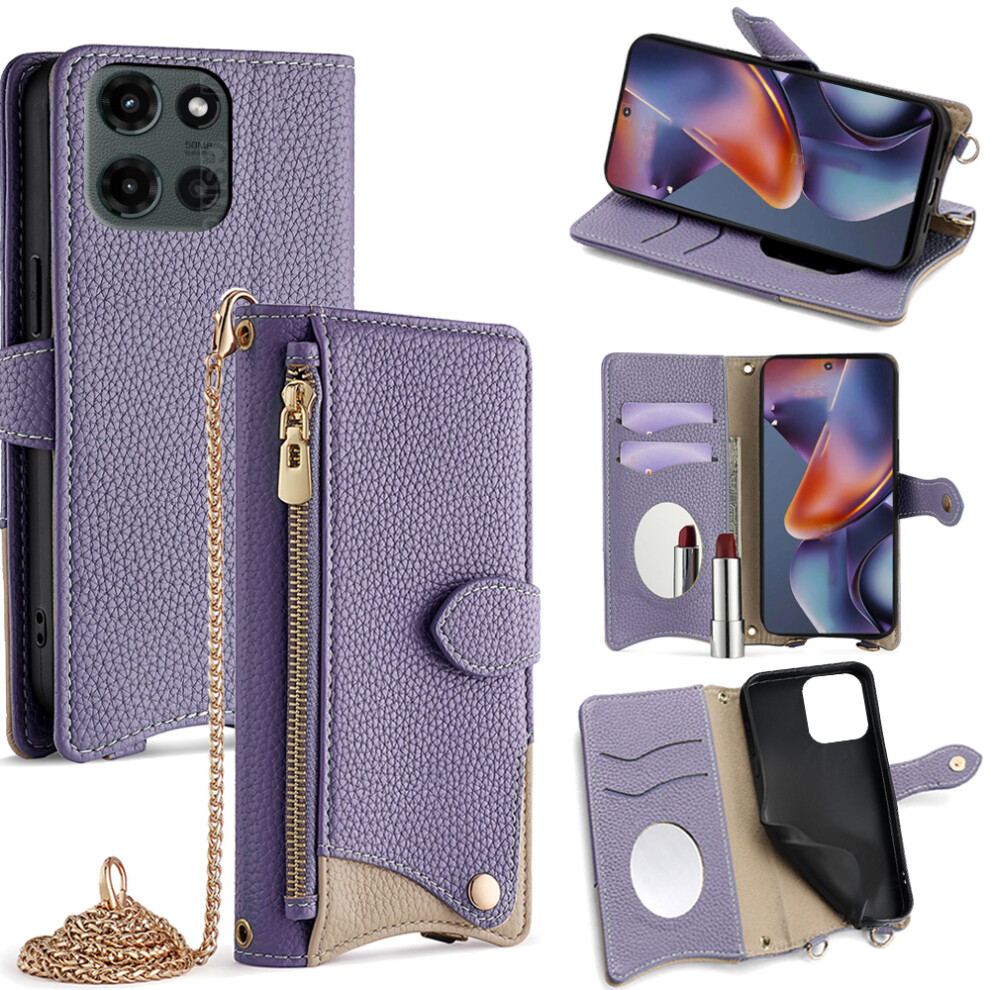 (Purple) For Motorola Moto G 5G (2025) Cases Purple 6914283891214