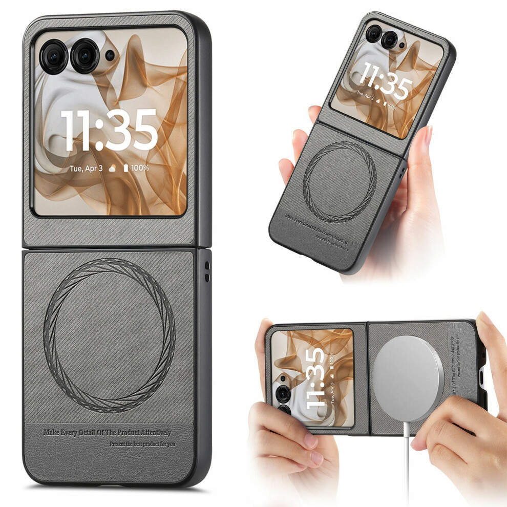 (Grey) For Motorola Razr 50 5G Cases Grey 6914285856815