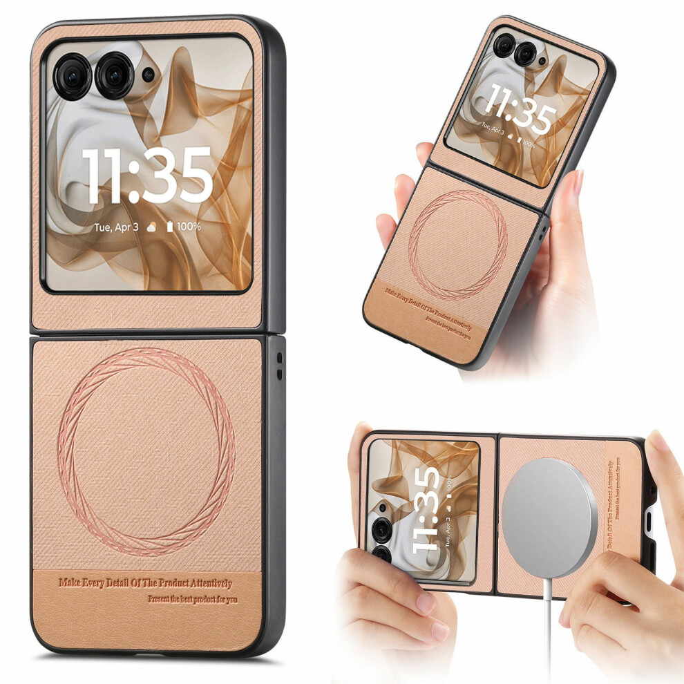 (Pink) For Motorola Razr 50 5G Cases Pink 6914283348565