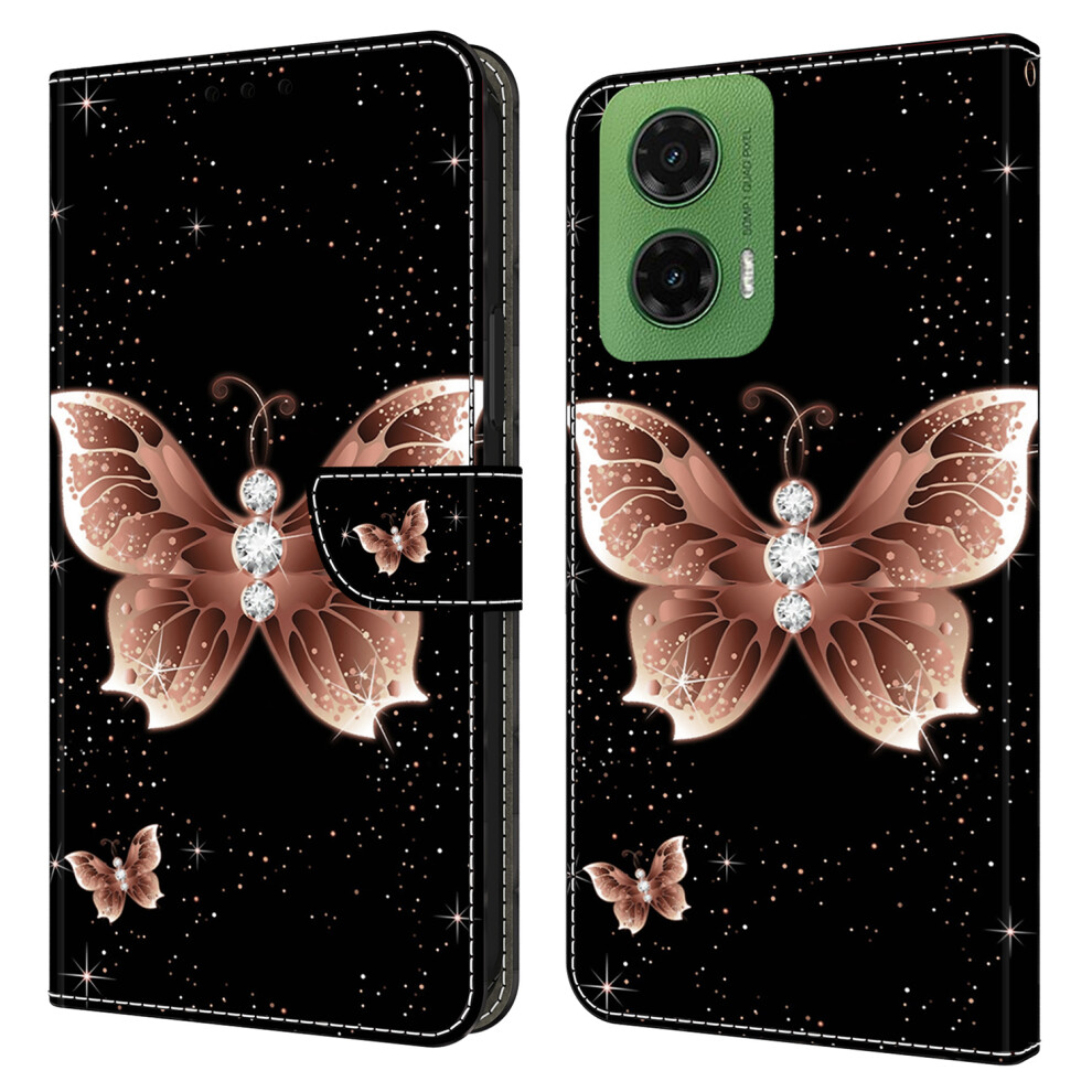 ( Diamond Butterfly) For Motorola Moto G35 5G Cases Pink 6914287580657