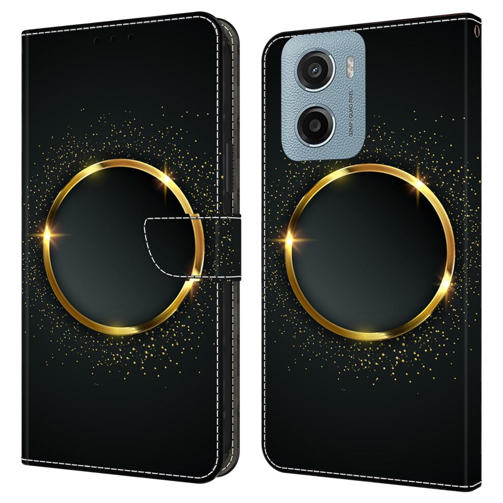 ( Ring) For Motorola Moto E15 4G Cases Gold 6914289914184