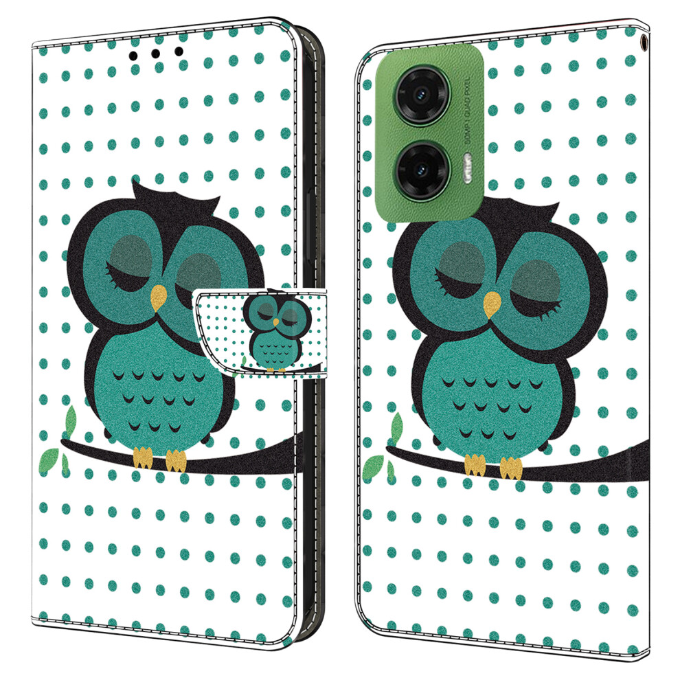 (Sleeping Owl) For Motorola Moto G35 5G Cases 6914280635262